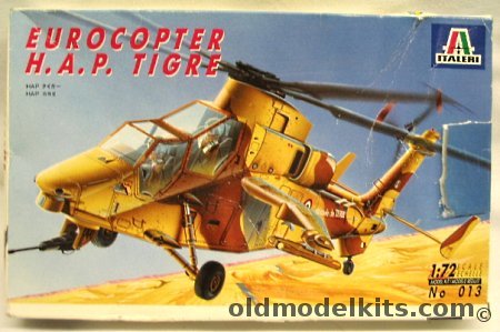 Italeri 1/72 TWO Eurocopter H.A.P. Tigre, 013 plastic model kit